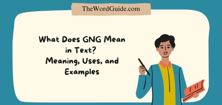 what does gng mean in texting