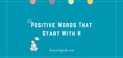 Positive Words That Start With H