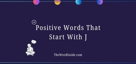 Positive Words That Start With J