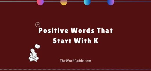 Positive Words That Start With K