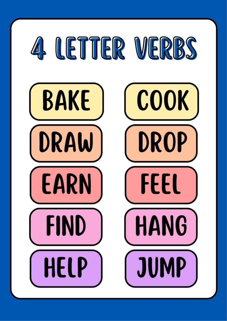 4 Letter Verbs