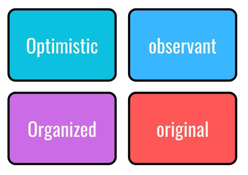 Positive O Words for Students