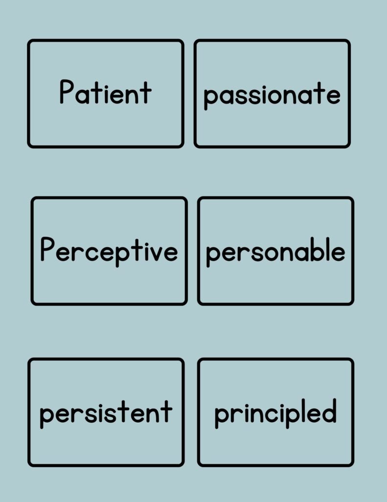 Positive P Words to Describe a Person