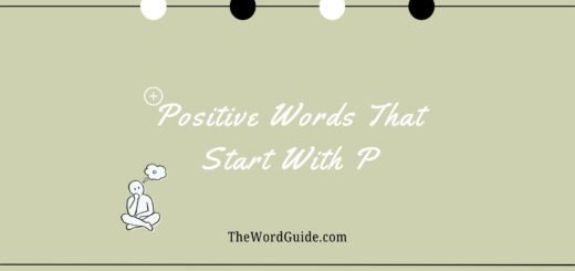 Positive Words That Start With Q